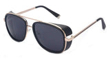 Unisex Cover Side Shield Square Sunglasses