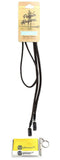Eyeglass Retainer, Sunglass Holder | Leather Retainer | Black and Brown, 2pk mix | w/Microfiber Cloth & Screwdriver