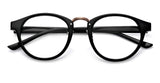 Retro Inspired Small Nails Round Clear Lens Glasses