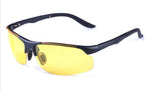 New Design HD Night Vision Flexible Temple TR90 Frames Sunglasses-black