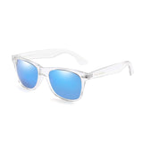 LongKeeper Polarized Sunglasses Classic Square Unisex Transparent Frame Glasses