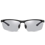 Unisex Photochromic Polarized Sunglasses For Men Women Sports Fishing Driver Metal Sunglasses