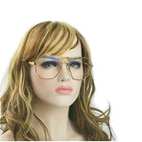 /unisex rectangular sunglasses special metal bridge
