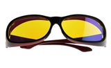 Fit over Blue Blocking Glasses with Yellow Tinted Lens