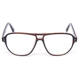 Vintage Inspired Eyewear Geek Clear Lens Horn Rimmed Fashion Nerd Eyeglasses