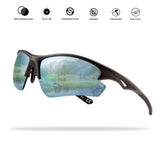 Polarized Sports Sunglasses for Men & Women: Cycling & Fishing  - Rainier