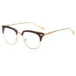 Unisex Vintage Classic Metal Glasses Frame With Clear Lenses