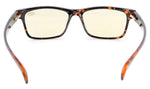 Anti Blue Rays,Reduce Eyestrain,UV Protection,Spring Hinges,Computer Gaming Reading Glasses Unisex