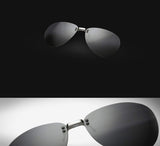 Polarized Clip-on Sunglasses Lens over Prescription Glasses for Men and Women's Outdoor Driving Fishing Cycling