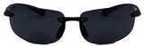 Lovin Maui Wrap Around Non-Polarized Version Nearly Invisible Line Bifocal Sunglasses