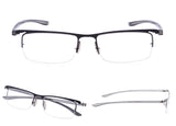 READING GLASSES 3 pack Half-rim Readers