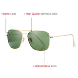 PA3136 Crystal Lens Square Sunglasses