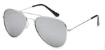 - Aviator Silver Mirror or Color Mirror Metal Frame Sunglasses