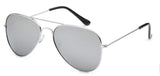 - Aviator Silver Mirror or Color Mirror Metal Frame Sunglasses