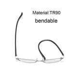 Eyeglasses Frame With Magnetic Polarized Clip On Sunglasses