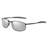 HD Polarized Driving Outdoor Sports Cycling Sunglasses for Men Lightweight Metal Frame100% UV Protection 57mm