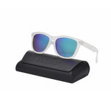 Polarized Wayfarer Sunglasses,Retro Unisex Clear Matt Frame TAC Mirrored Beach Sunglasses UV400