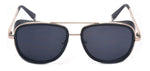 Unisex Cover Side Shield Square Sunglasses