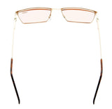 UV Protection,Anti Blue Rays,Reduce Eyestrain,Metal Frame Computer Reading Glasses