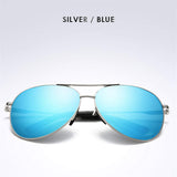Aoron Unisex Polarized Aluminum Aviator Sunglasses Vintage SunGlasses For Men/Women 100% UV 400 Protection