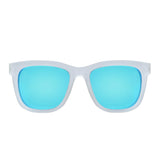 Oversize Wayfarer Plastic Frame with Square Lens Sunglasses for Women and Men Polarized UV 400 Protection