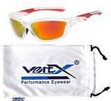 Men's Polarized Sport Sunglasses - High Performance Sleek Design - Non Slip Nose Pads - Provides Excellent Coverage