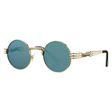 Round John Lennon Sunglasses Retro Steampunk Sun Glasses