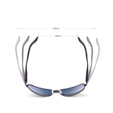 Premium Military Style Sunglasses Polarized Aluminum Oval/Rectangular Glasses 60mm/62mm PT088