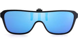 Polarized Clip on Flip Up Sunglasses for Prescription Glasses One-Piece Style