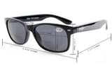 Classic Bifocal Sunglasses Brown Lens +1.0
