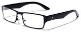 Men's Women's Rectangle Clear Lens Sunglasses RX Optical Eye Glasses