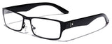 Men's Women's Rectangle Clear Lens Sunglasses RX Optical Eye Glasses