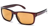 Newbee Fashion Men's Simple Squared Keyhole Revo Sunglasses -BUY 4 GET 20% OFF