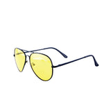 Night Driving Glasses,HD Anti Glare Night Vision Glasses,Aviator Polarized Yellow Lens for Car Women/Man