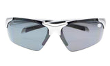 Bifocal Sunglasses with Wrap-Around Sport Design Half Frame Outdoor readingglasses