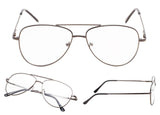 READING GLASSES 5 pack Pilot Style Small Frame Include Sun Readers