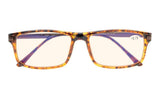 Reduces Eyestrain,Anti Blue Rays,UV Protection,Spring Hinges,Computer Gaming Reading Glasses