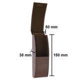 Flip Top Aluminum Glasses Case With Magnetic Closure - Slim Silhouette Style