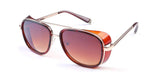 Unisex Cover Side Shield Square Sunglasses