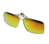Mens&Womens Retro Polarized Clip on Flip up Plastic Sunglasses