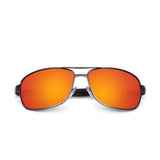 Premium Military Style Sunglasses Polarized Aluminum Oval/Rectangular Glasses 60mm/62mm PT088