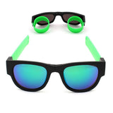 Folding Sunglasses - Slap and Clip On Wrist, Bikes and More