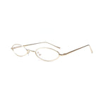 Vintage Oval Sunglasses for Women Men Retro Small Shade Metal Frame UV400
