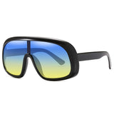 Classic Aviator Sunglasses Oversized Square Black Frame Clout Goggles Fashion Style