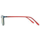 Computer Lens Glasses - Yellow Tinted Lenses with Blue Anti Reflective Coating to Reduce Eye Strain and Screen and Monitor Glare - Bonus Case and Cleaning Cloth -