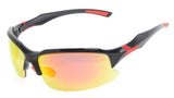 Polycarbonate Polarized TR90 Unbreakable Half-Rim Sport Sunglasses