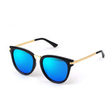 Polarized Sunglasses for Women Semi Rimless Sunglasses/Cat Eye Sunglasses/Retro Round Sunglasses UV Protection Eyewear