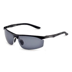 Aluminum Magnesium Polarized Sunglasses Mens For Driving Traval E8179