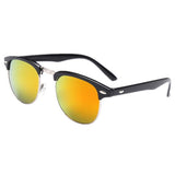 New Vintage Classic Half Frame Semi-Rimless Wayfarer Clear Lens Glasses