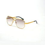 /unisex rectangular sunglasses special metal bridge